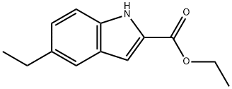 2-CARBETHOXY-5-ETHYLINDOLE Structure