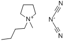 1-BUTYL-1-METHYLPYRROLIDINIUM DICYANAMID Structure