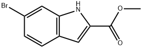 6-BROMO-1H-INDOLE-2-CARBOXYLIC ACID METHYL ESTER Structure