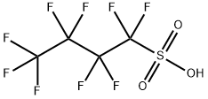 Nonafluorobutane-1-sulfonic acid Structure