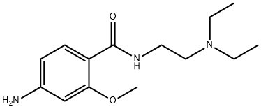 4-amino-N-[2-(diethylamino)ethyl]-2-methoxybenzamide  Structure