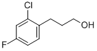 3-(2-CHLORO-4-FLUORO-PHENYL)-PROPAN-1-OL Structure