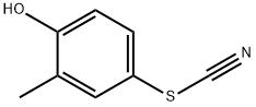 4-HYDROXY-3-METHYLPHENYL THIOCYANATE Structure