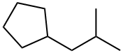 ISO-BUTYLCYCLOPENTANE Structure