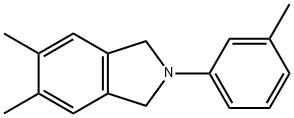 5,6-DIMETHYL-2-M-TOLYLISOINDOLINE Structure