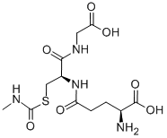 S-(N-methylcarbamoyl)glutathione Structure