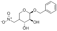 (4R,4S)-BENZYL-4-DEOXY-4-C-NITROMETHYL-BETA-D-ARABINOPYRANOSIDE Structure