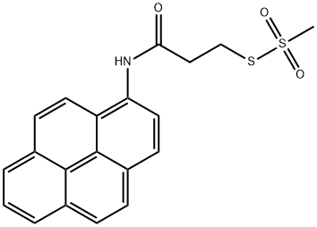 2-(Pyren-1-ylaminocarbonyl)ethyl Methanethiosulfonate Structure