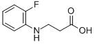 N-(2-FLUOROPHENYL)-3-AMINOPROPIONIC ACID Structure