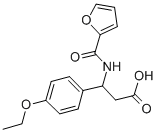 3-(4-ETHOXY-PHENYL)-3-[(FURAN-2-CARBONYL)-AMINO]-PROPIONIC ACID Structure