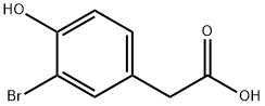 3-BROMO-4-HYDROXYPHENYLACETIC ACID Structure