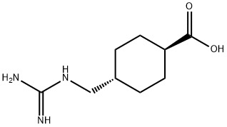 TRANS-4-GUANIDINOMETHYLCYCLOHEXANECARBOXYLIC ACID Structure