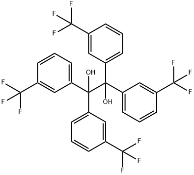 3,3',3'',3'''-TETRAKIS(TRIFLUOROMETHYL)BENZOPINACOLE Structure