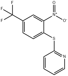 2-NITRO-1-(2-PYRIDYLTHIO)-4-(TRIFLUOROMETHYL)BENZENE Structure