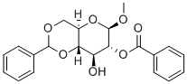 METHYL-2-O-BENZOYL-4,6-O-BENZYLIDENE-BETA-D-GLUCOPYRANOSIDE Structure