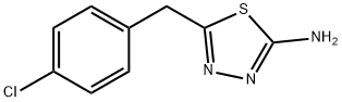 5-(4-CHLORO-BENZYL)-[1,3,4]THIADIAZOL-2-YLAMINE Structure