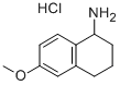 6-METHOXY-1,2,3,4-TETRAHYDRO-NAPHTHALEN-1-YLAMINE HYDROCHLORIDE Structure