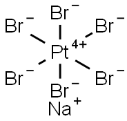 SODIUM HEXABROMOPLATINATE(IV) Structure