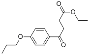 ETHYL 4-OXO-4-(4-N-PROPOXYPHENYL)BUTYRATE Structure