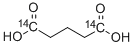 GLUTARIC ACID, [1,5-14C] Structure