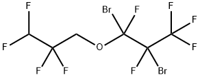 1,2-DIBROMOPENTAFLUOROPROPYL 2,2,3,3-TETRAFLUOROPROPYL ETHER Structure