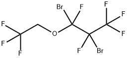 1,2-DIBROMOPENTAFLUOROPROPYL 2,2,2-TRIFLUOROETHYL ETHER Structure