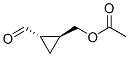 Cyclopropanecarboxaldehyde, 2-[(acetyloxy)methyl]-, (1S,2S)- (9CI) Structure