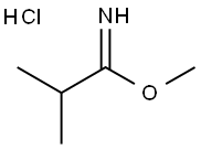 METHYL 2-METHYLPROPANIMIDIC ACID HYDROCHLORIDE Structure