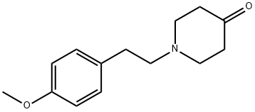 1-[2-(4-methoxyphenyl)ethyl]-4-piperidone  Structure