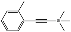 2-TRIMETHYLSILYLETHYNYLTOLUENE Structure