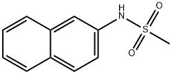 Methanesulfonamide,N-2-naphthalenyl- Structure