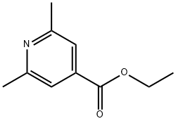 2,6-DIMETHYLPYRIDINE-4-CARBOXYLIC ACID ETHYL ESTER Structure