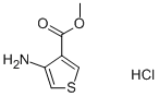 METHYL 3-AMINOTHIOPHENE-4-CARBOXYLATE HYDROCHLORIDE Structure