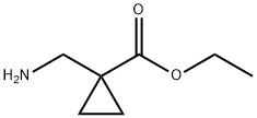 1-(AMINOMETHYL)-CYCLOPROPANECARBOXYLIC ACID ETHYL ESTER Structure