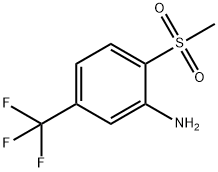 2-(METHYLSULFONYL)-5-(TRIFLUOROMETHYL)ANILINE Structure