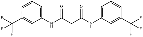 N,N''-BIS-(3-TRIFLUOROMETHYL-PHENYL)-MALONAMIDE Structure