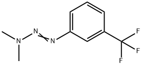 3,3-Dimethyl-1-[3-(trifluoromethyl)phenyl]triazene Structure