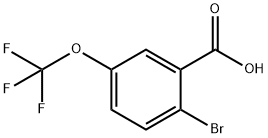 6-BROMO-3TRIFLUOROMETHOXYBENZOIC ACID Structure