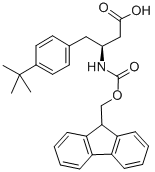 FMOC-(S)-3-AMINO-4-(4-TERT-BUTYL-PHENYL)-BUTYRIC ACID Structure