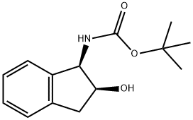 BOC-(1R,2S)-(+)-CIS-1-AMINO-2-INDANOL Structure