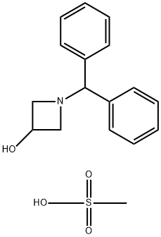 1-BENZHYDRYLAZETAN-3-OL Structure