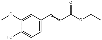 Ethyl 4-hydroxy-3-methoxycinnamate Structure