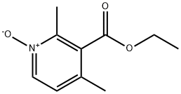 N-OXIDE-2,4-DIMETHYL-3-PYRIDINE CARBOXYLIC ACID ETHYL ESTER Structure