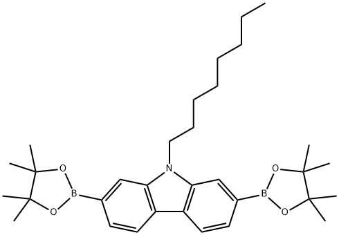 406726-92-9 9-Octyl-2,7-bis(4,4,5,5-tetramethyl-1,3,2-dioxaborolan-2-yl)-9H-carbazole