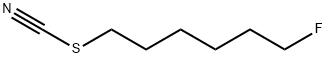 Thiocyanic acid 6-fluorohexyl ester Structure