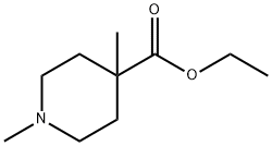 ETHYL 1,4-DIMETHYLPIPERIDINE-4-CARBOXYLATE Structure