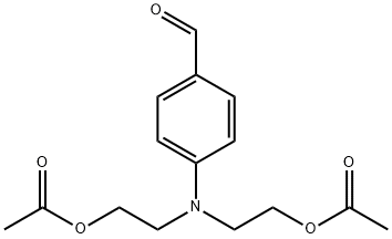 4-(BIS(2-(ACETYLOXY)ETHYL)AMINO)BENZ- Structure