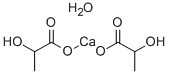 2-HYDROXYPROPANOIC ACID CALCIUM SALT, MONOHYDRATE Structure