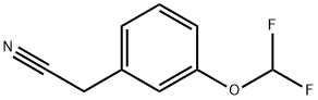 3-(DIFLUOROMETHOXY)PHENYLACETONITRILE Structure