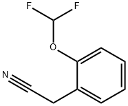 2-(DIFLUOROMETHOXY)PHENYLACETONITRILE Structure